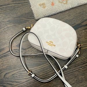 White Coach crossbody bag